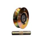 RUEDA PARA PORTON 75MM C/PASADOR A SOLDAR