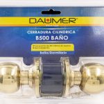 CERRADURA POMO CILIND. BAÑO B-500 DAUMER BLISTER US3 BRONCE BRILLANTE