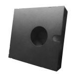 CAJA METALICA P/CERRADURA 30 mm NEGRO