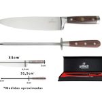 CUCHILLO CHEF 8'' + CHAIRA GRILLTECH