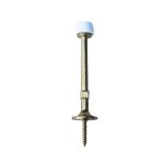 TOPE PUERTA RECTO 3 1/2'' ACERO BRONCEADO DP 1U