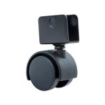 RUEDA PLASTICA C/CANAL TIPO YO-YO 40 MM / 15MM BL