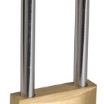 CANDADO SERIE P-3000L 30 MM GANCHO LARGO BRONCE SATINADO