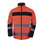 CHAQUETA SOFTSHELL ALTA VISIBILIDAD NARANJO FLUOR PATROLL