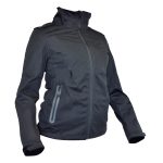 PARKA CORTAVIENTO IMPERMEABLE MUJER NEGRO MOUNTAIN
