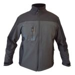 CHAQUETA SOFTSHELL GRIS/NEGRO MAIPO