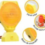 LAMPARA  SOLAR  LED P/CONOS Y TAMBORES.