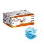MASCARILLAS 3 PLIEGUES CRANBERRY USO MÉDICO AZUL