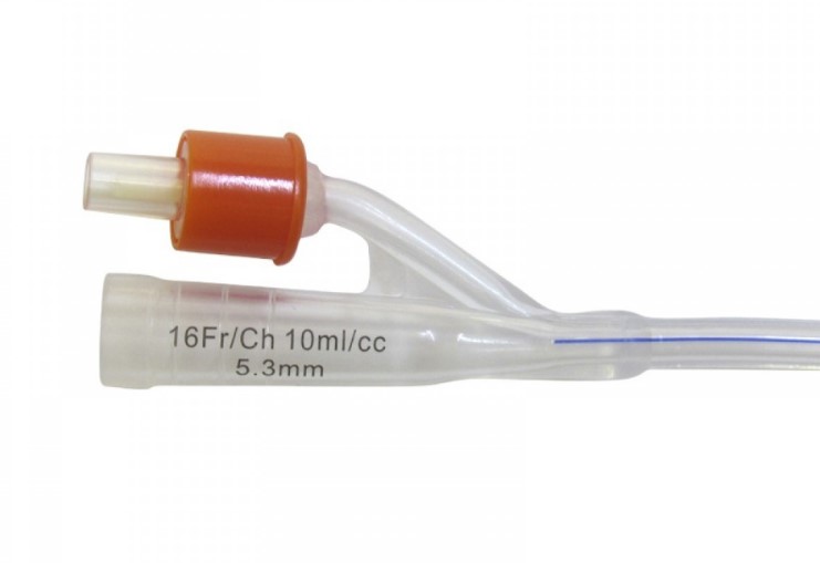 AASOFS16.jpg SONDA FOLEY 2 VÍAS 100% SILICONA CON BALÓN CRANBERRY 16 FR UNIDAD - Imagen 1