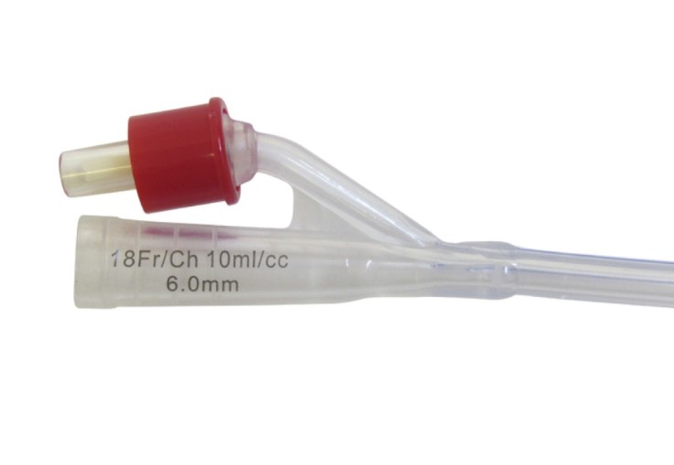 AASOFS18.jpg SONDA FOLEY 2 VÍAS 100% SILICONA CON BALÓN CRANBERRY 18 FR UNIDAD - Imagen 1