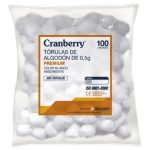 TÓRULAS DE ALGODON 0,5 GR BOLSA 100 UN