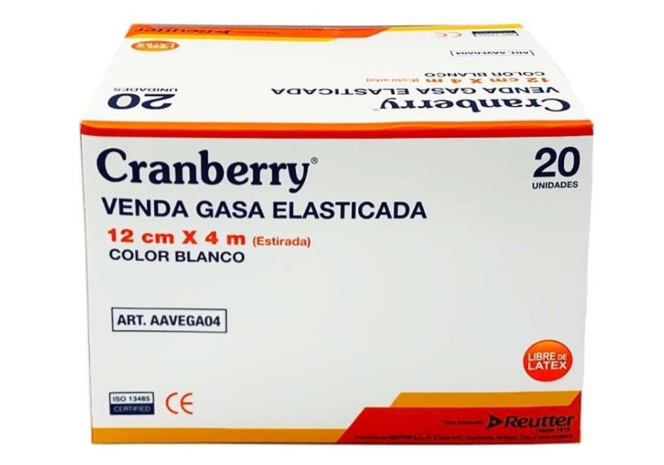 AAVEGA04.jpg VENDA GASA ELASTICADA 12 CM X 4 MT 20 UNIDADES - Imagen 1