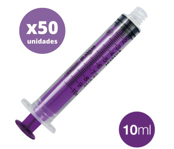 EEISO-103.jpg JERINGA ENFIT 10ML ENTERAL PACK 50 UNIDADES - Imagen 1