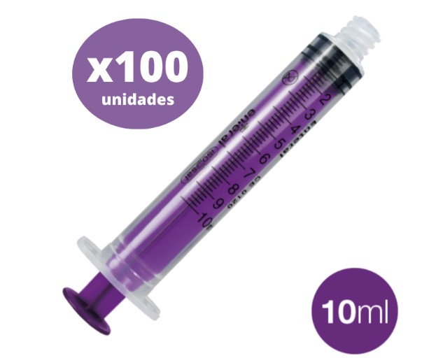 EEISO-104.jpg JERINGA ENFIT 10ML ENTERAL PACK 100 UNIDADES - Imagen 1