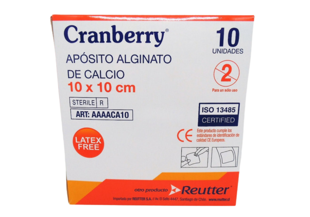 AAAACA10.png APOSITO ALGINATO DE CALCIO 10X10 CAJA X 10 - Imagen 1