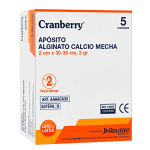 APOSITO ALGINATO DE CALCIO MECHA 2X30 CM CAJA X 5 UN