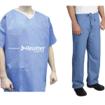 AMBO CLÍNICO DESECHABLE - CAMISA + PANTALON SMS TALLA M UNIDAD