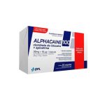 ALPHACAINE 100 X 50 (lidocaína 2% + epinefrina 1:100 )